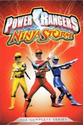 Imagem de pôster de TV do Power Rangers Ninja Storm