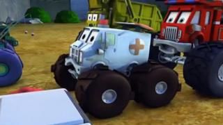 TV Meteor e os poderosos Monster Trucks: cena 2