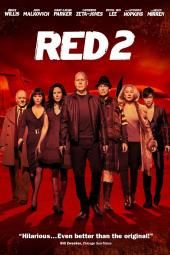 Raudonas 2 filmo plakato vaizdas