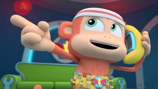 Chico Bon Bon: Beždžionė su įrankių juostos televizijos laida: 5 scena