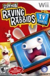 Rayman Raving Rabbids: Εικόνα αφίσας παιχνιδιού TV Party