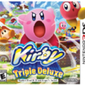 Kirby: „Triple Deluxe“ žaidimo plakato vaizdas