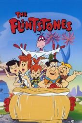 Imagem do pôster dos Flintstones na TV