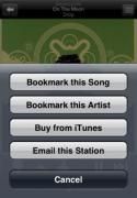 Pandora Radio App: Skærmbillede # 3