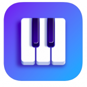 Hello Piano - Imagem do pôster do app de aulas e jogos