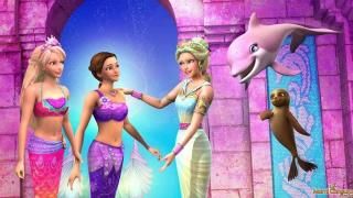 Barbie en la película A Mermaid Tale 2: Escena # 1