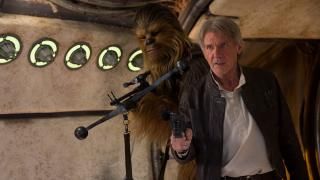 Star Wars: Episode VII: The Force Awakens Movie: Chewbacca og Han Solo