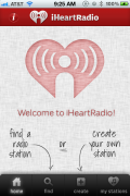 Aplicația iHeartRadio: Captură de ecran # 1