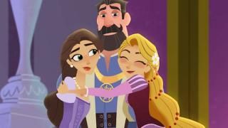 Tangled: The Series TV Show: Rapunzel abraça seus pais
