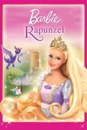 Imagen de póster de película de Barbie como Rapunzel