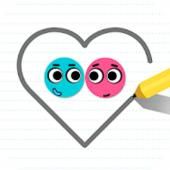 Kärlek bollar app affisch bild
