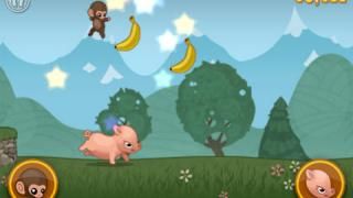 Aplicación Baby Monkey (retrocediendo en un cerdo): Captura de pantalla n. ° 2