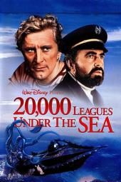 Imagen de póster de película de 20.000 leguas submarinas