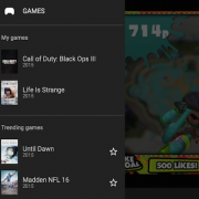 Снимка на екрана за игри в YouTube