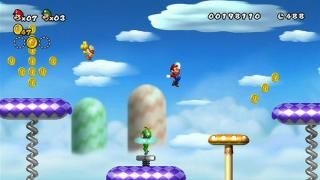 لعبة Super Mario Bros. Wii الجديدة: لقطة الشاشة رقم 3
