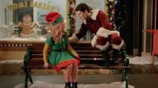 A Cinderella Story: Christmas Wish Movie: Kat and Santa Clause