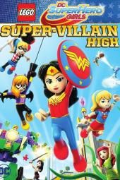 Lego DC SuperHero Girls: Изображение на плакат с филм за супер злодеи