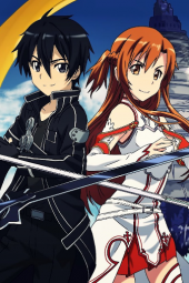 Sword Art Онлайн телевизионно плакатно изображение