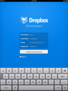 Aplicación de Dropbox: captura de pantalla n. ° 1