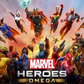 Imagen del póster del juego Marvel Heroes Omega