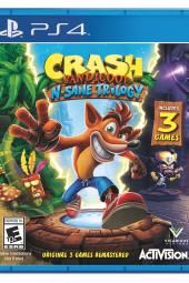 Crash Bandicoot N. mõistliku triloogia mängu plakatipilt