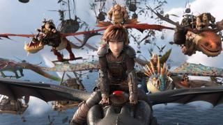 How to Train Your Dragon: The Hidden World Movie: Hiccup and Toothless يقود مجموعة من التنانين والفرسان