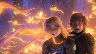 How to Train Your Dragon: The Hidden World Movie: Astrid and Hiccup في رهبة من العالم الخفي