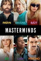 „Masterminds“ filmo plakato vaizdas