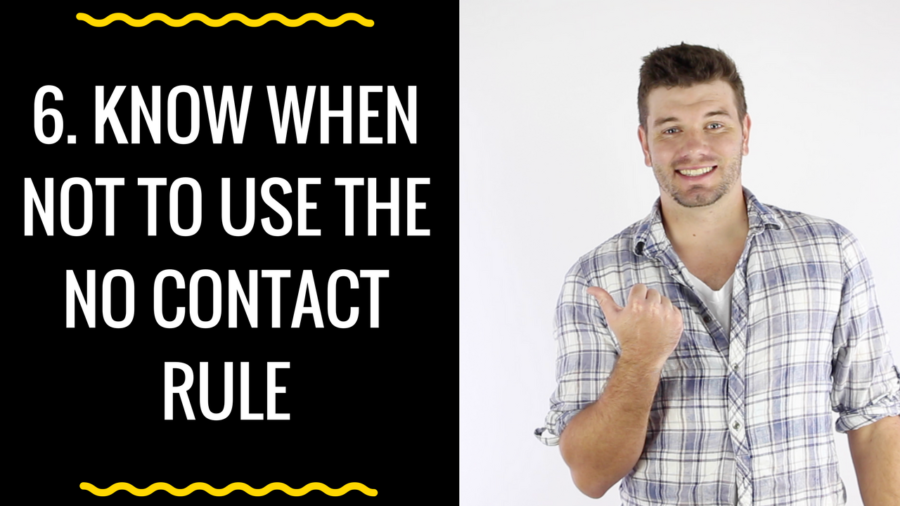 wenn NICHT die No-Contact-Regel zu verwenden