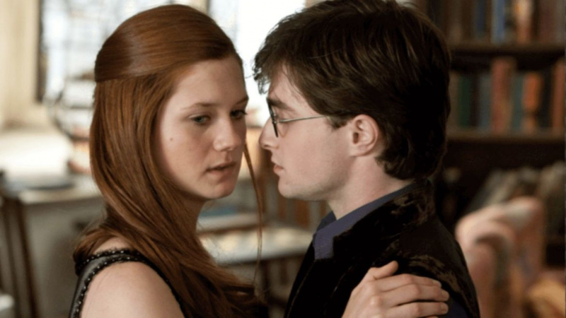 Ginny Weasley y Harry Potter