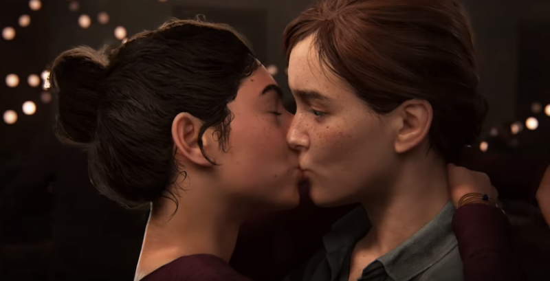 The Last of Us Part II - Ellie og Dina Kiss
