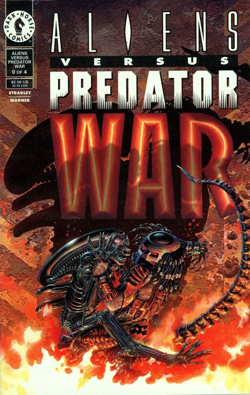 „Aliens vs Predator: War #0“ viršelis