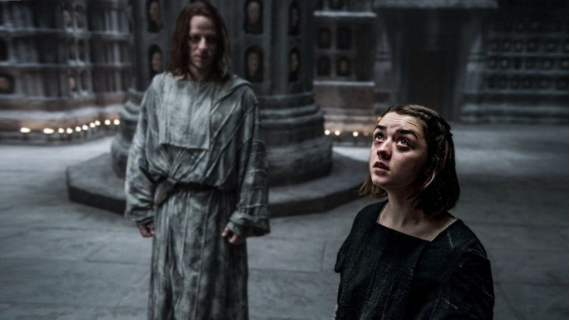 Arya und Jaqen in Game of Thrones