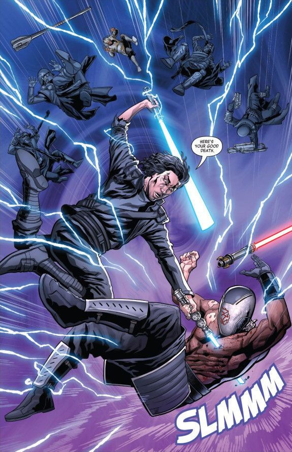 El cómic de Marvel's Rise of Kylo Ren describe el origen de su infame sable de luz