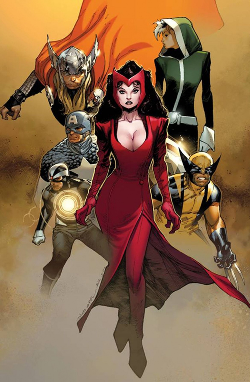 Scarlet Witch Uncanny Avengers 1 viršelis