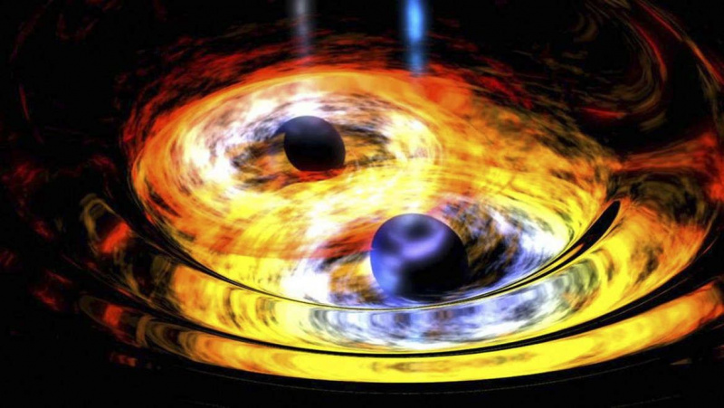 Може ли черна дупка (хипотетично) да попадне в (хипотетична) червейна дупка и какво странно би станало, ако се случи?