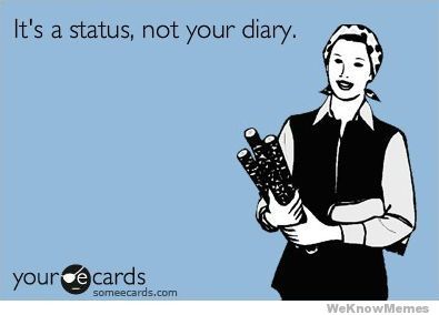 status ikke dagbog
