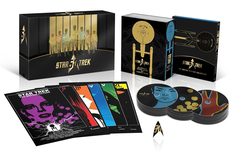 Първо погледнете грандиозния Blu-ray комплект Star Trek с 50-та годишнина от 30 диска