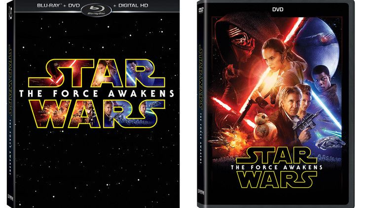 Πλήρες ρόστερ επικών χαρακτηριστικών μπόνους + τρέιλερ για το Star Wars: The Force Awakens κυκλοφορία Blu-ray