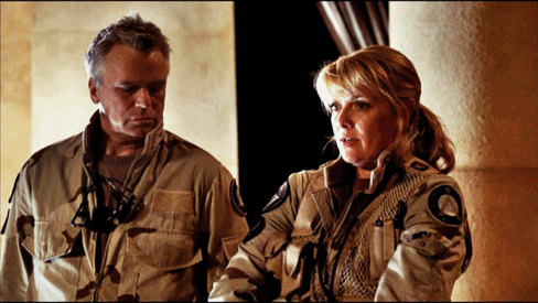 Žvaigždžių vartų SG-1 epizodų vadovas Jackui O'Neillui ir Samui Carteriui