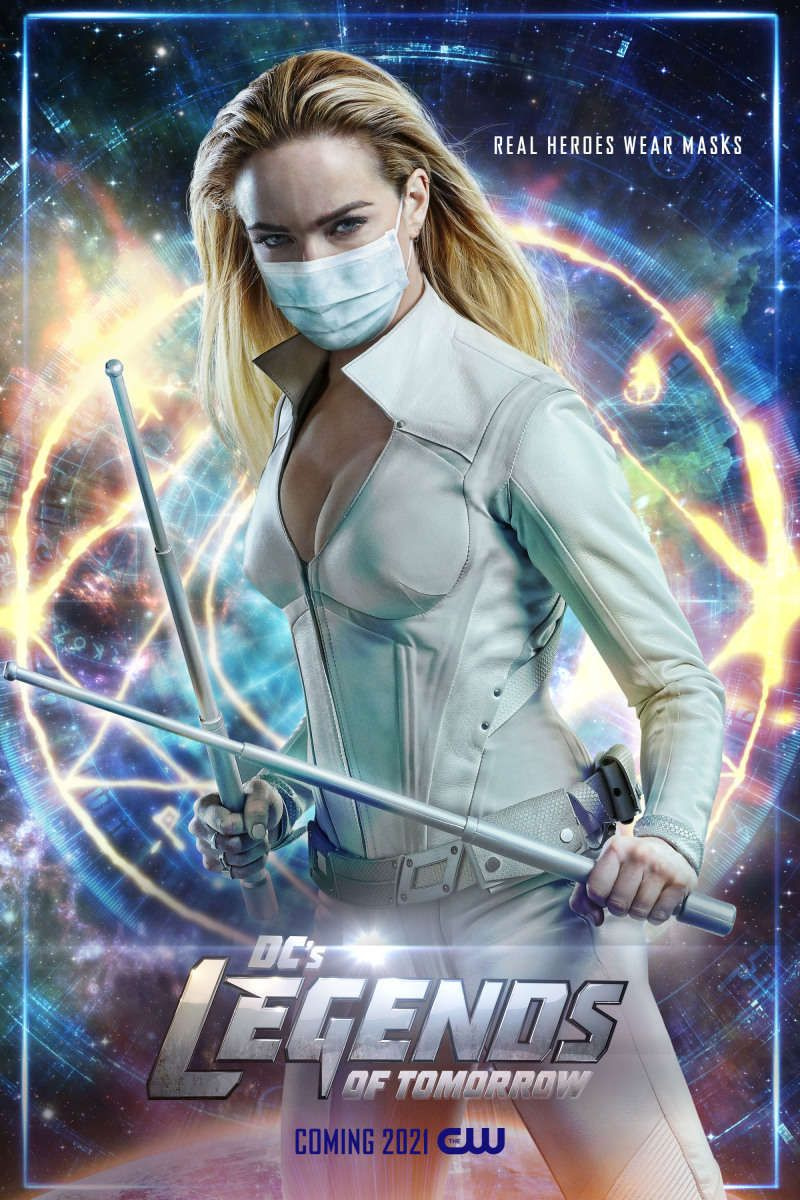 Juliste White Canary Real Heroes Wear Masks CW