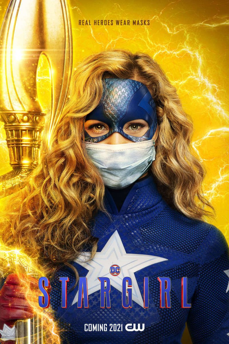 Stargirl Real Heroes indossano maschere CW Poster