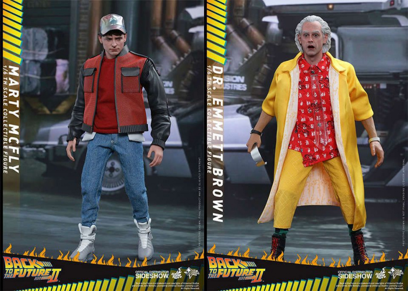 2015 Hot Toys BTTF Marty a Doc