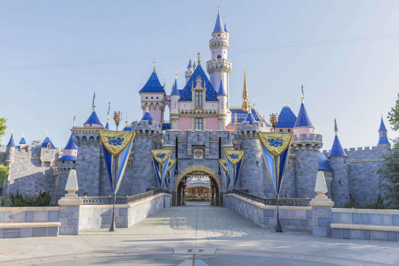 Castello della Bella Addormentata nel Parco Disneyland