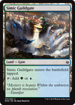 Simic Guildgate Magic Gathering War of the Spark