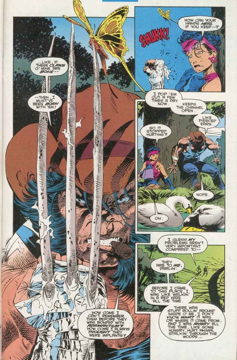 Wolverine #75 (Vol.2) - kirjutanud Larry Hama, pliiatsid Adam Kubert, tindid Mark Farmer, Dan Green ja Mark Pennington, värvid Steve Buccellato