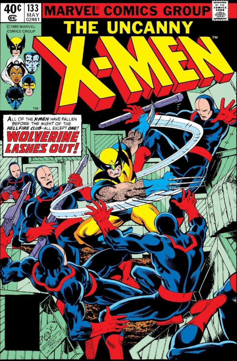Uncanny X-Men #133 - Geschreven door Chris Claremont en John Byrne, Potloden door John Byrne, Inkten door Terry Austin, Kleuren door Glynis Wein